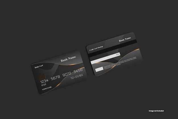 Credit card mockup