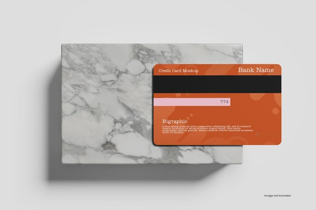 PSD credit card mockup