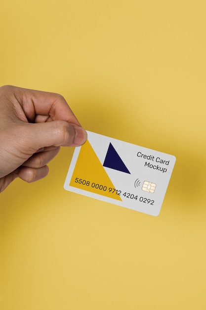 Credit card mockup