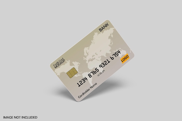 Credit card mockup