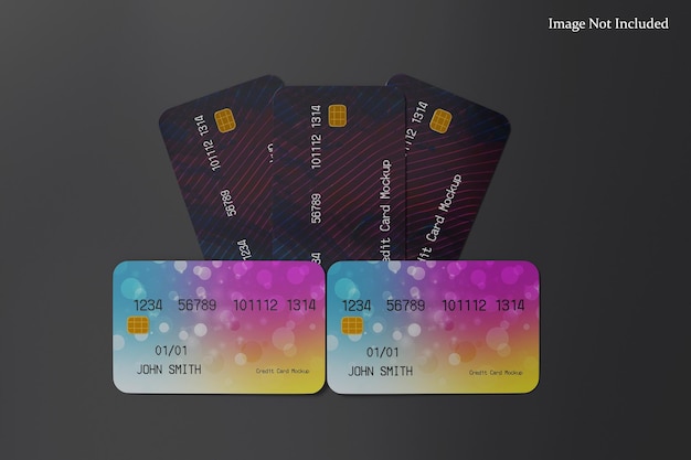 Credit card mockup