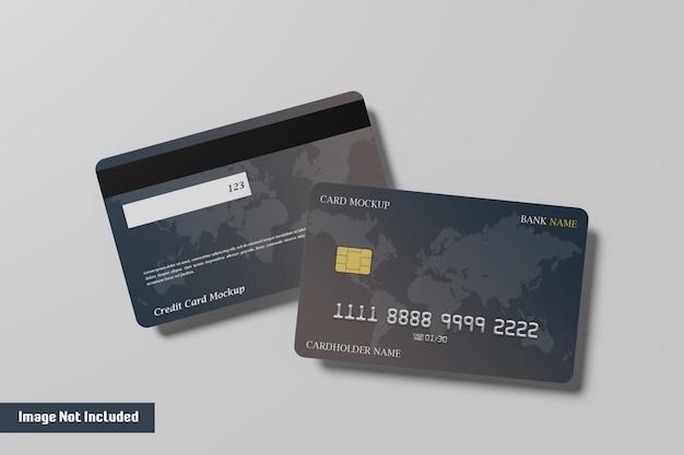 Mockup di carta di credito