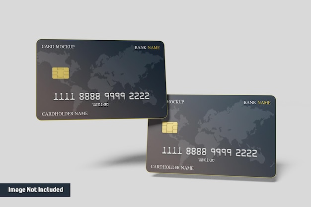 Credit card mockup