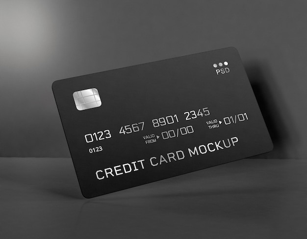 PSD credit card mockup