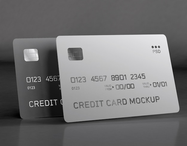 Credit card mockup