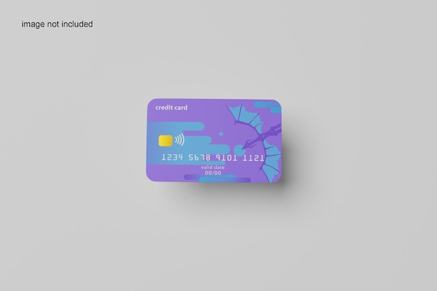 Credit card mockup