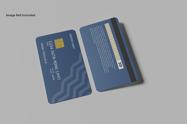 PSD credit card mockup