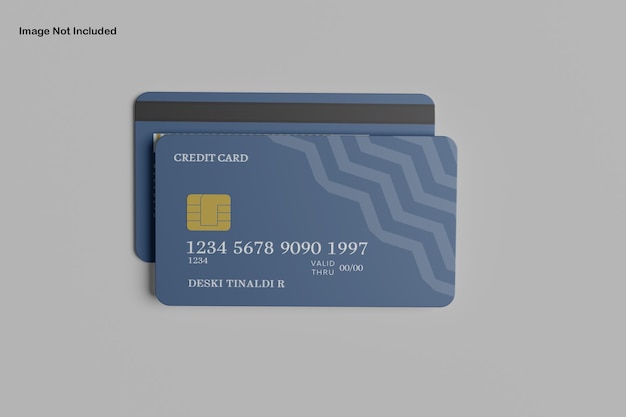 PSD credit card mockup