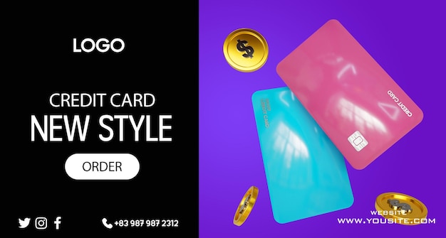 PSD credit card new style banking