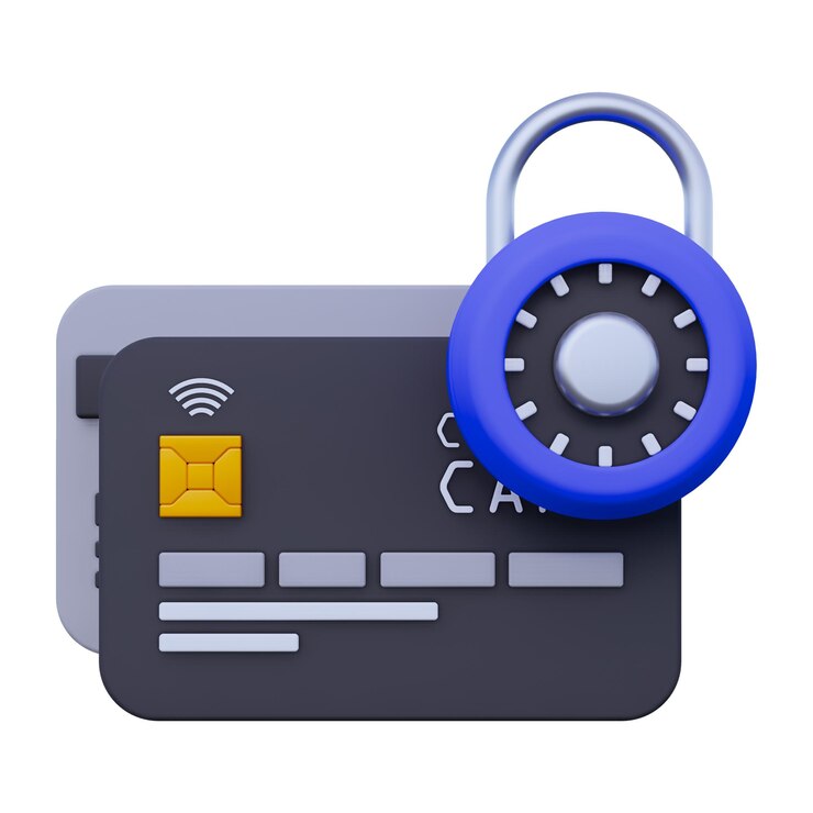 PSD credit card security and protection with lock