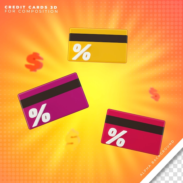 PSD credit cards 3d