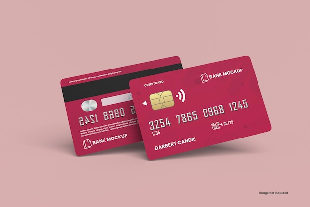 Credit cards mockup