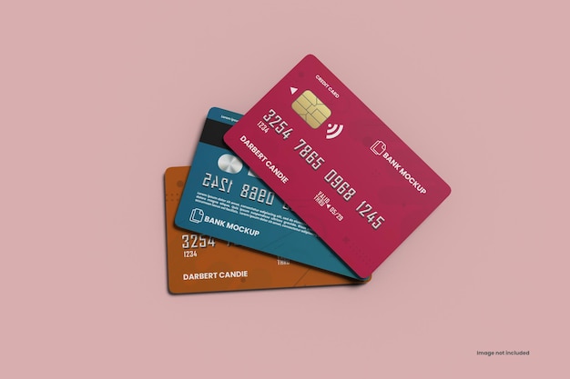 Credit cards mockup