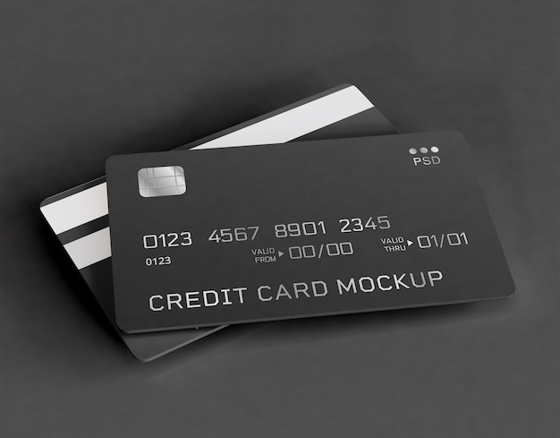 Carte di credito mockup