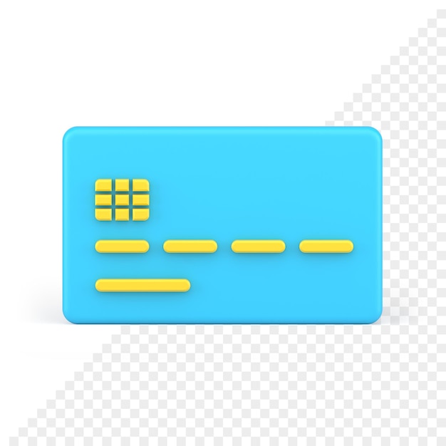 Creditcard 3D-pictogram