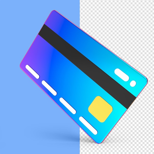 CREDITCARD 3D VERTEGENWOORDIGING