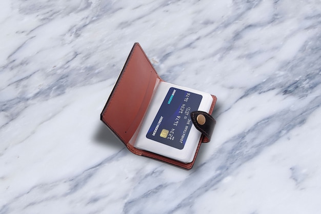 Creditcard op wallet-model