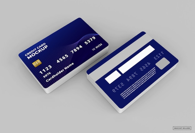 PSD creditcardmodel geïsoleerd