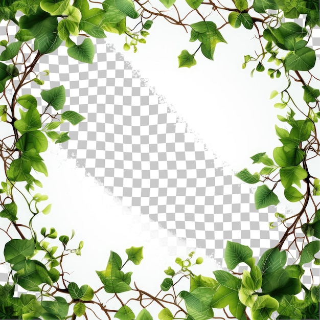 PSD creeping plants transparent background