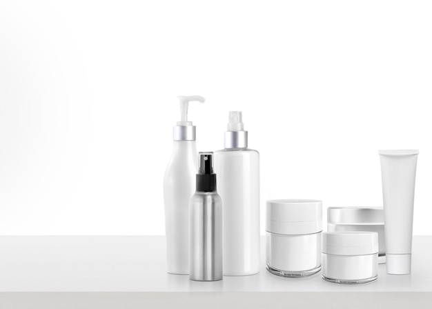 crème product in de badkamer voor gezondheidszorg concept transparante achtergrond
