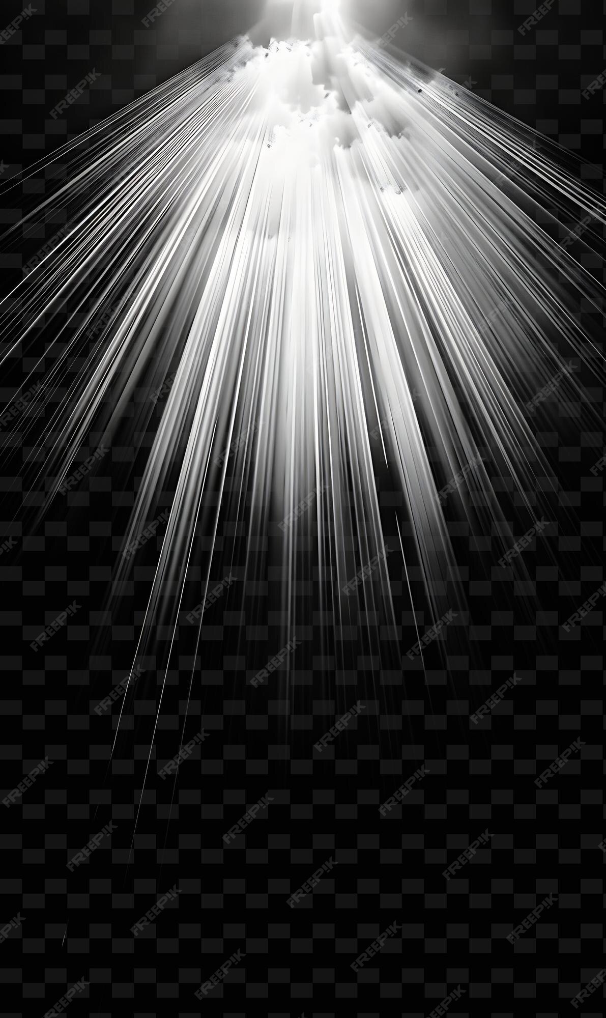 Crepucular rays with angular spread divine radiant evoking s png neon