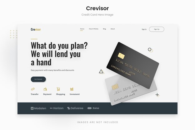 Crevisor clean professional credit card hero image