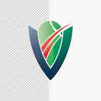 PSD cricket logo on transparent background