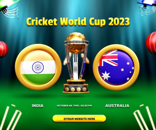 PSD cricket world cup match india vs australia or world cup group stage match india vs australia