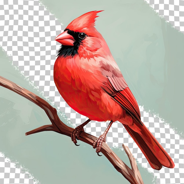 Crimson avian