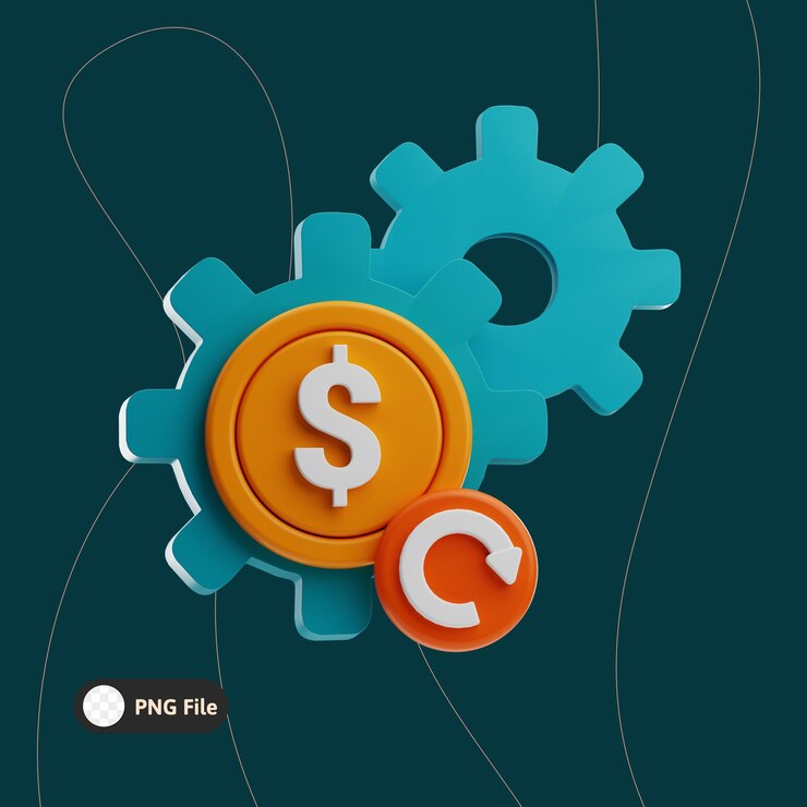 PSD crisis management investment business illustration 3d