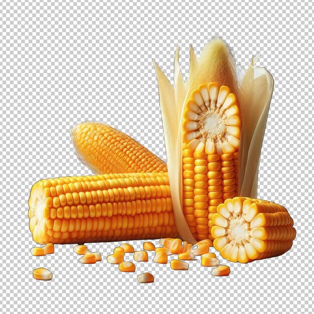 PSD png di mais dolce e croccante