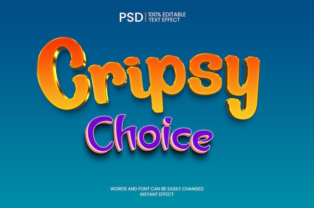 Crispy_Choice_01_Text_Effect