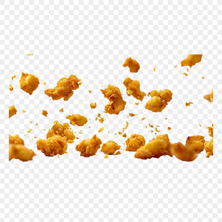PSD crispy fried chicken collection with transparent background highquality isolated psd files