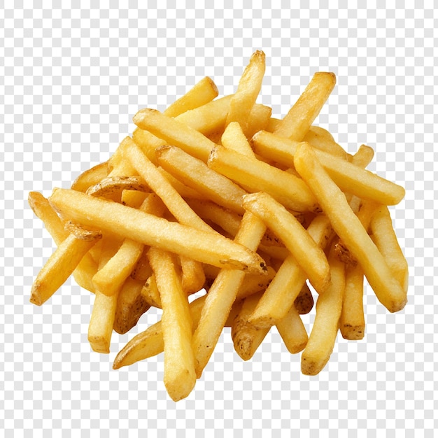 Crispy friet stapel klaar om te eten