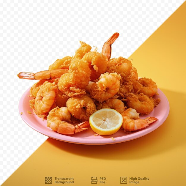 PSD crispy seafood dish