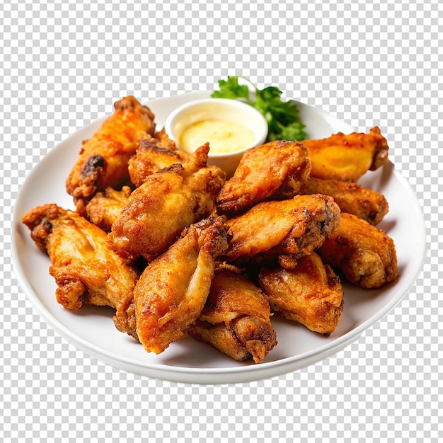 crispy wings png isolated on transparent background