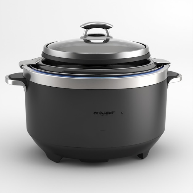 Crock pot PSD on a white background