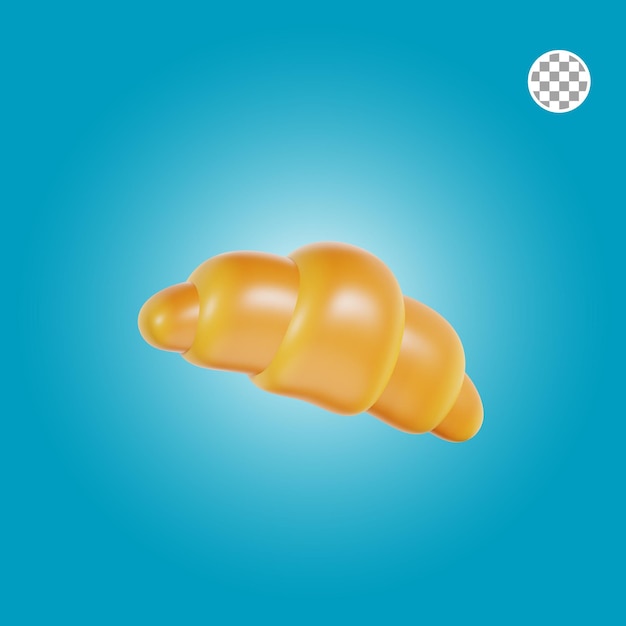 Croissant 3d Illustration