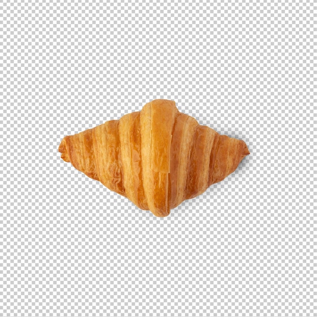 PSD file psd con ritaglio di croissant