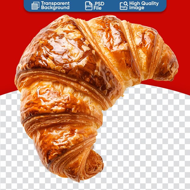 Croissant foto genomen van dichtbij