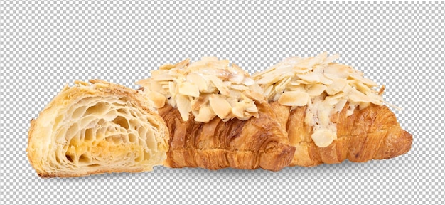 Croissant isolato su strato alfa