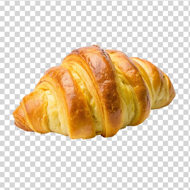 PSD croissant isolato su uno sfondo trasparente croissant francese