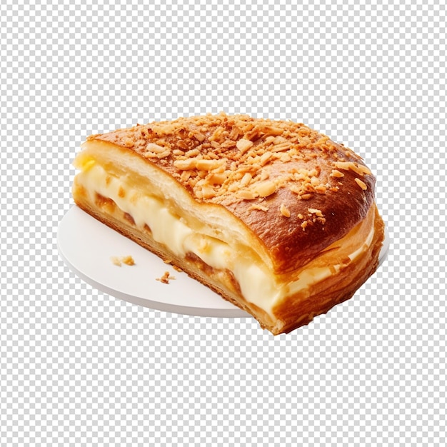 Croissant isolated on transparent background