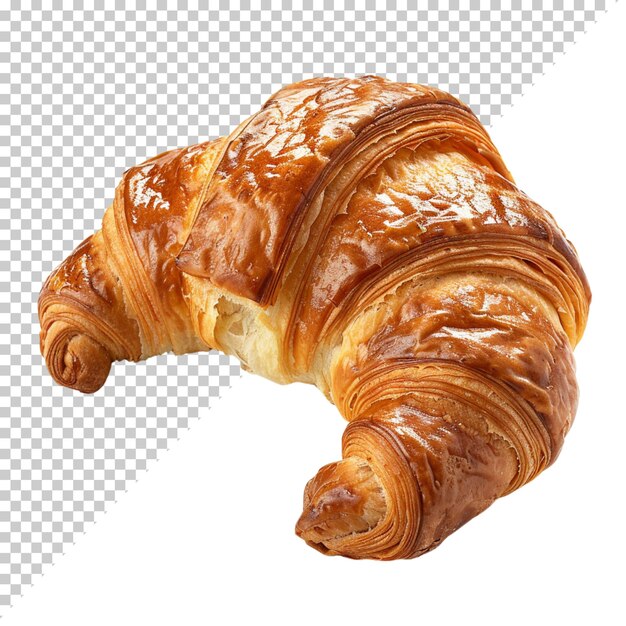 Croissant Izolowany Na Przezroczystym Tle