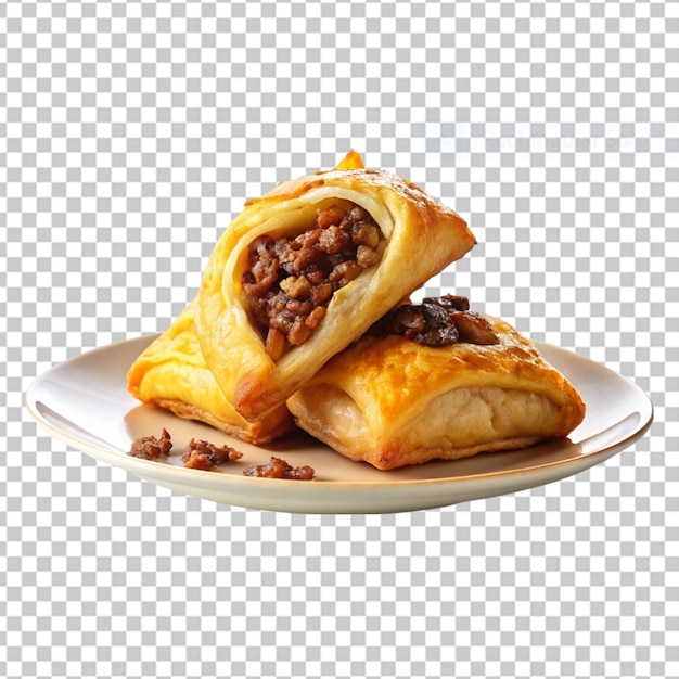 Croissant met chocolade vulling png