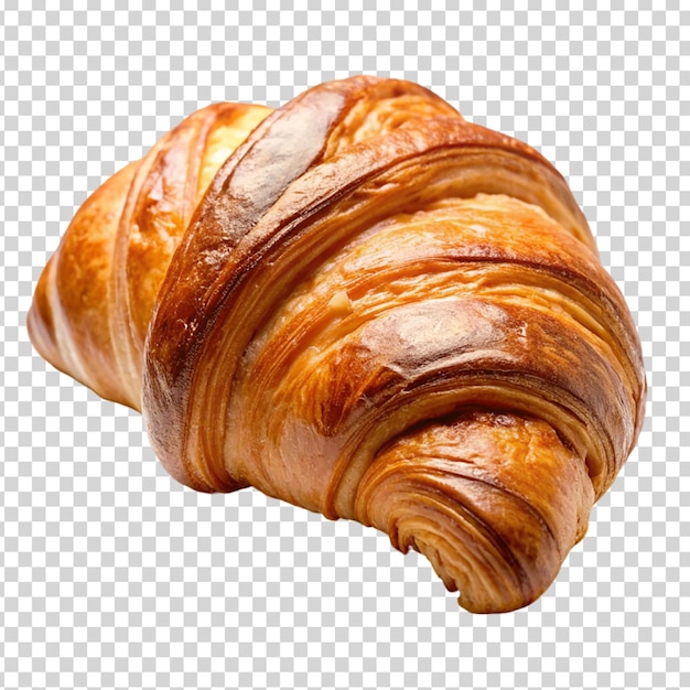 PSD un croissant su uno sfondo trasparente