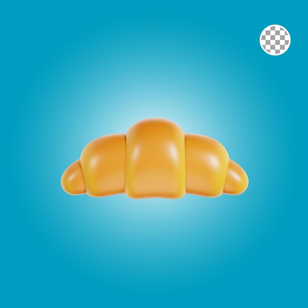 Croissants 3d illustratie