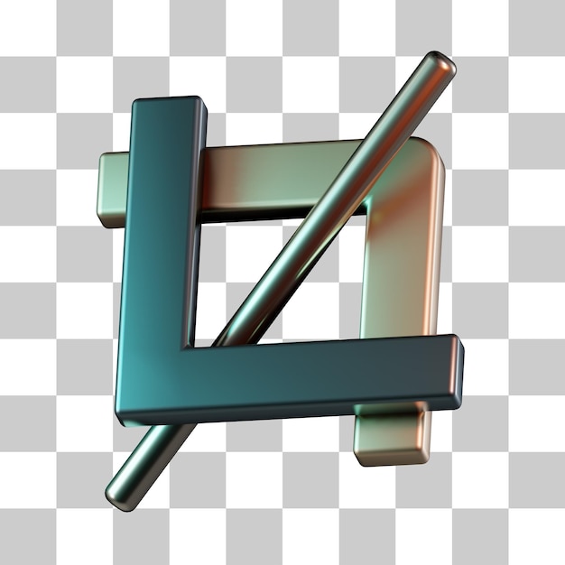 PSD crop edit 3d icon