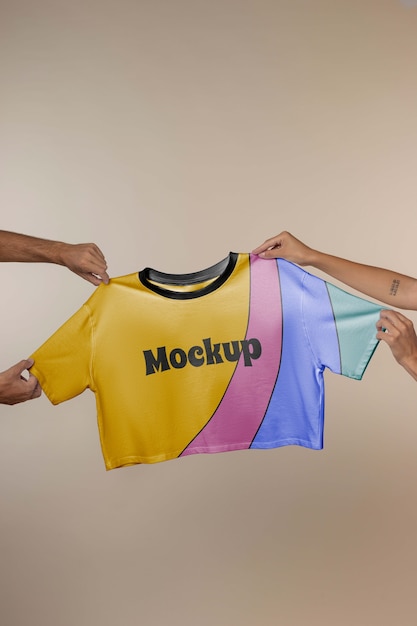 Crop top mockup design