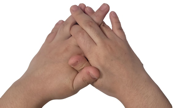 cross hands